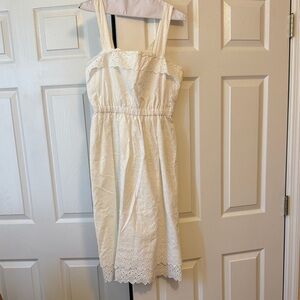 Madewell white Eyelet Sundress